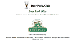 Desktop Screenshot of deerparkohio.org